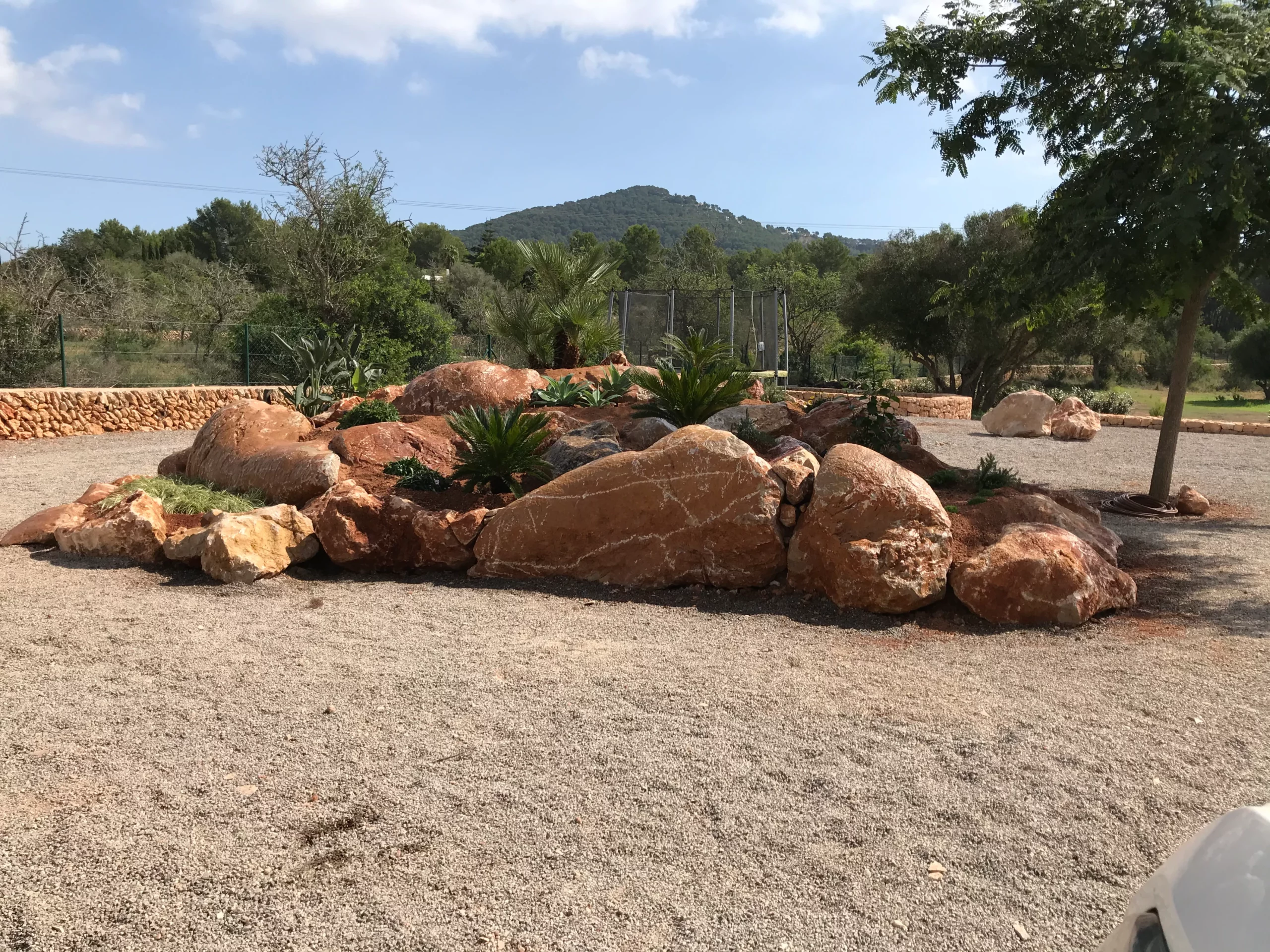 rockery. Vertical Garden Ibiza. La Regadera.